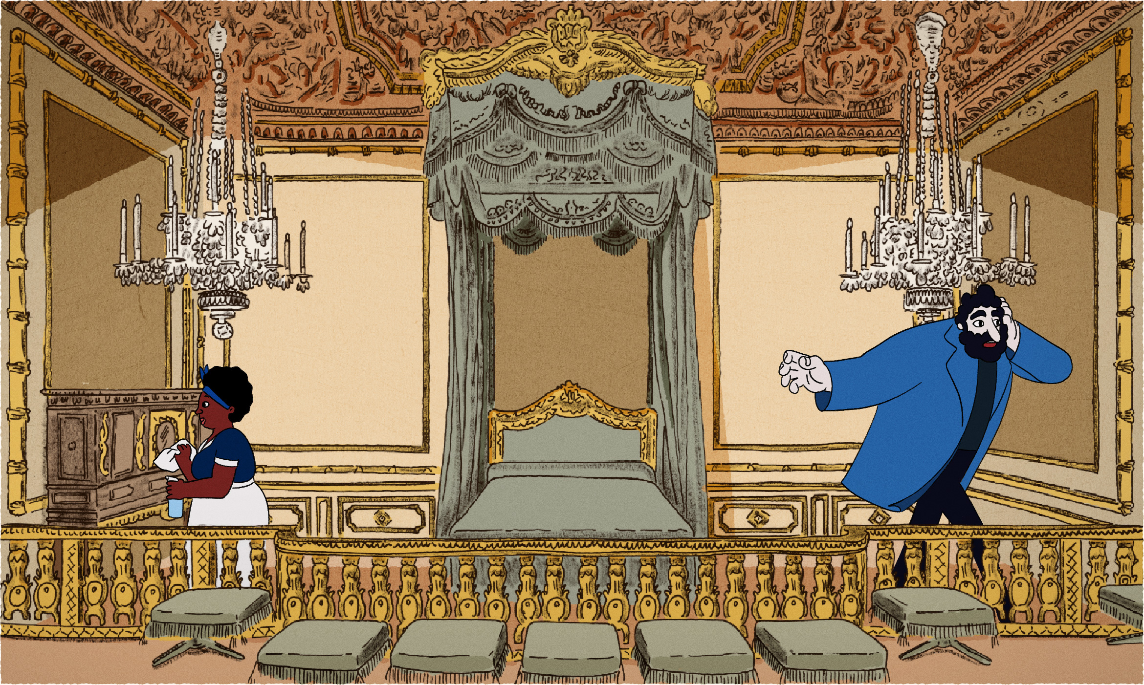La vie de Château - La chambre de Marie-Antoinette